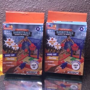 Expressions Desktop Basketball Game - Orange and Blue set of 2 {two}